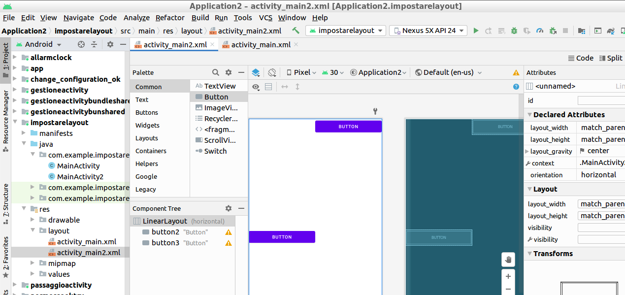 Android Studio: User Interface, Layout, Constraint Layout e Linear ...